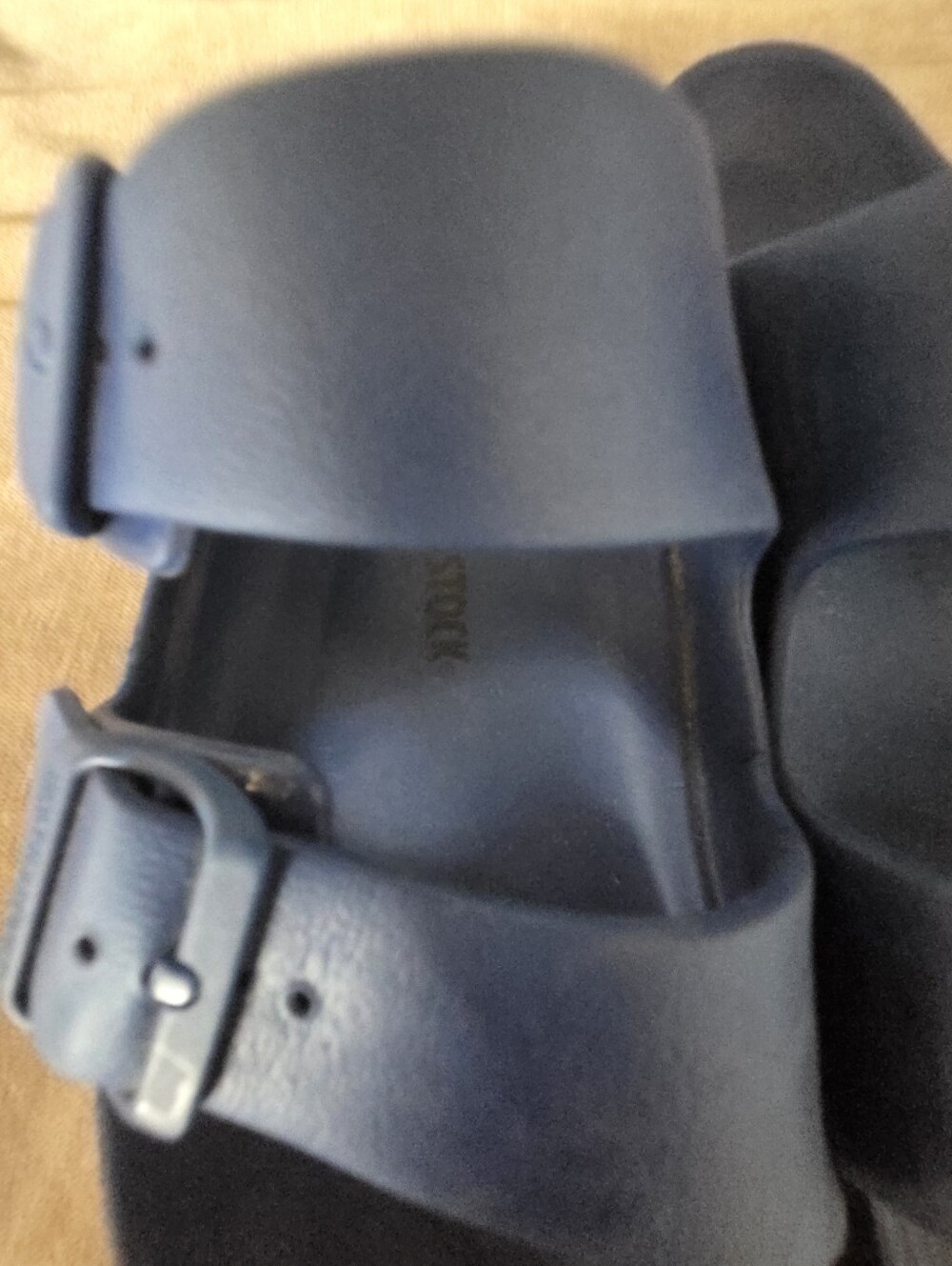 Womans Birkenstock Double-Strap Blue Slide Sandals 40 - Picture 7 of 9